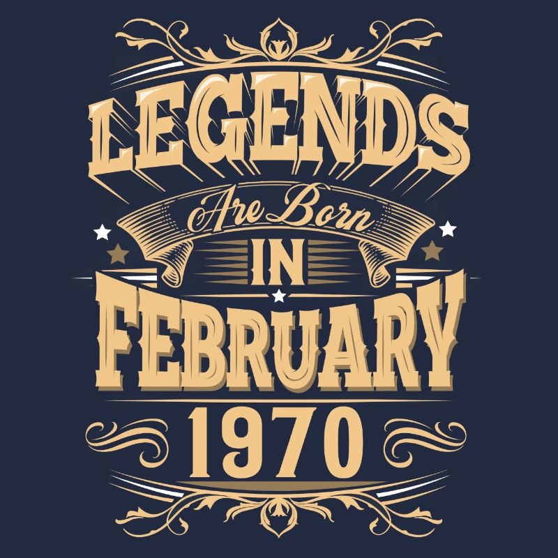 February 1970's Birthday Legend