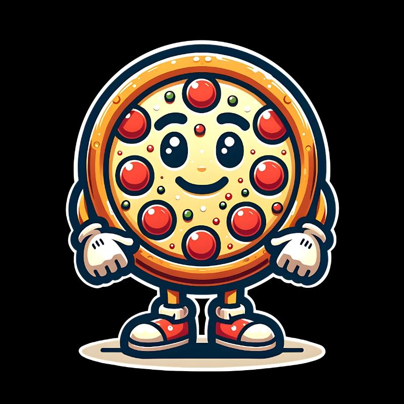 Mascotte de pizza