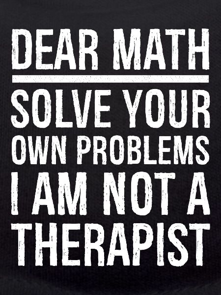 dear math funny shirt
