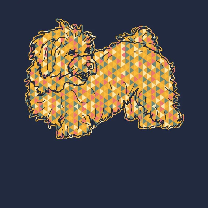 Havanese Dog Geometric