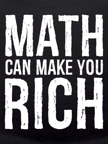 math can make you rich