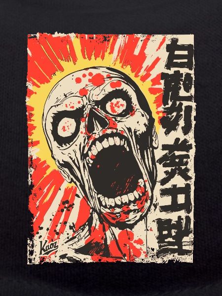 Screaming Japanese skull