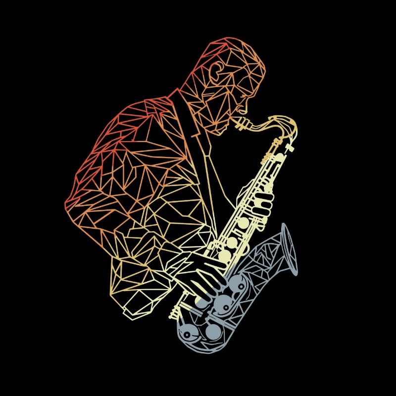 Saxophone Player Vintage