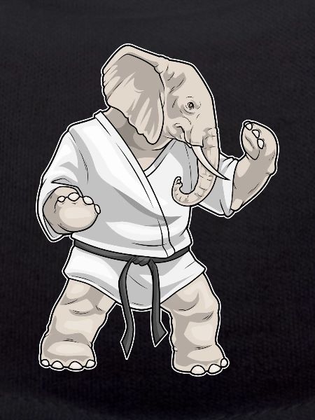 Elefant Karate Kampfsport
