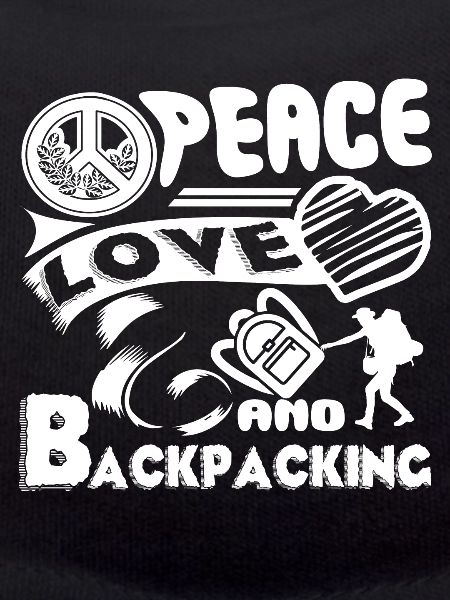 Backpacking Peace Love Backpacking