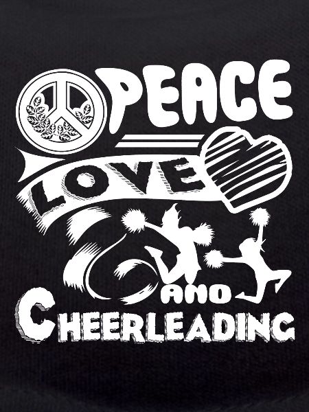 Cheerleading Peace Love Cheerleading
