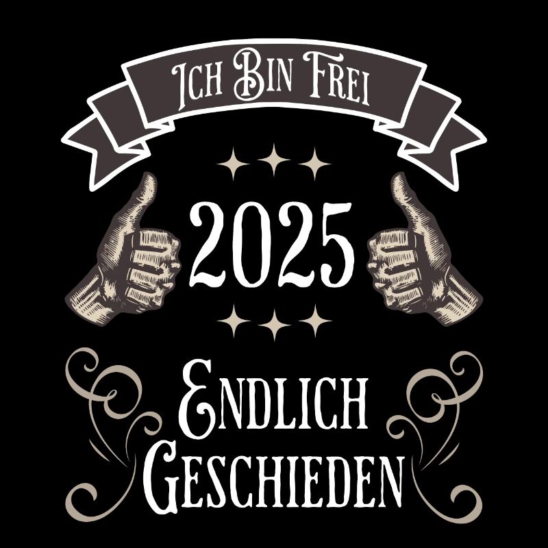 Lustiges Ich Bin Frei 2025 – Endlich Geschieden