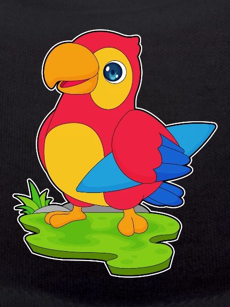 Parrot Surfing Surfboard Summer