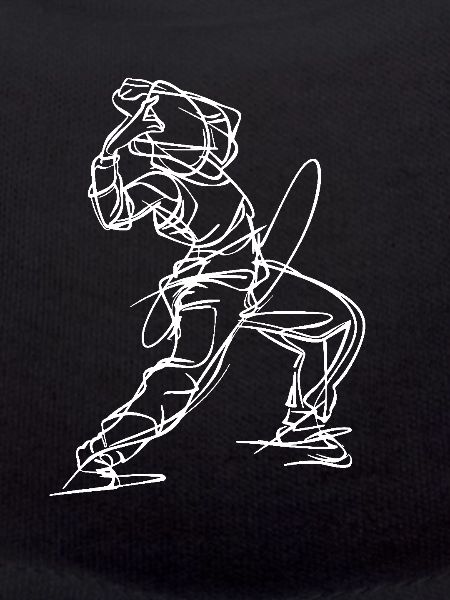 Breakdancer Line Art