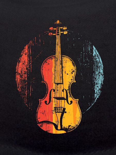 Violin Comic Style