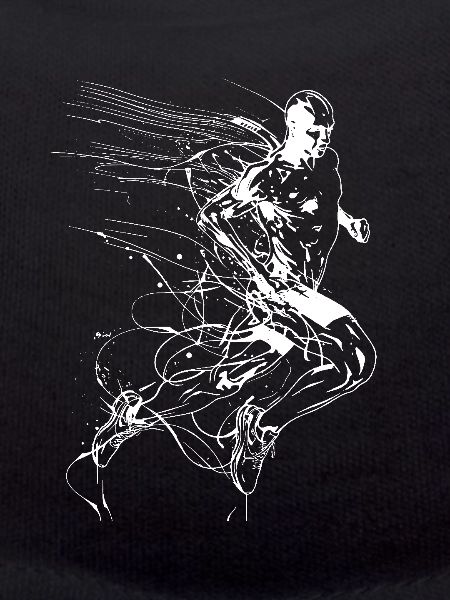 Jogger Line Art