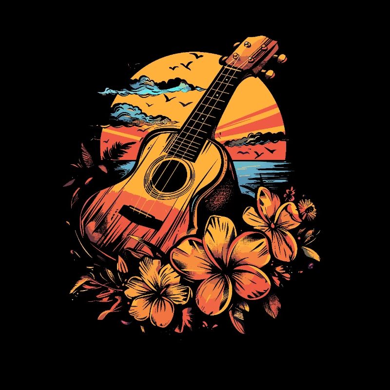 Ukulele 90er Look