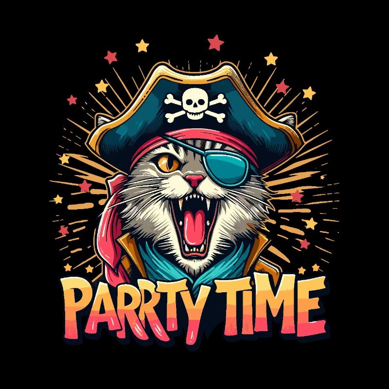 Katze Pirat Karneval Kostüm Köln Alaaf Geburtstag