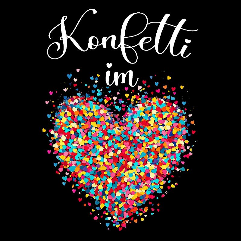Konfetti im Herzen - Karneval Fasching