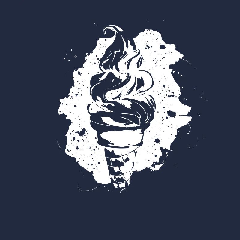Graphique de crème glacée