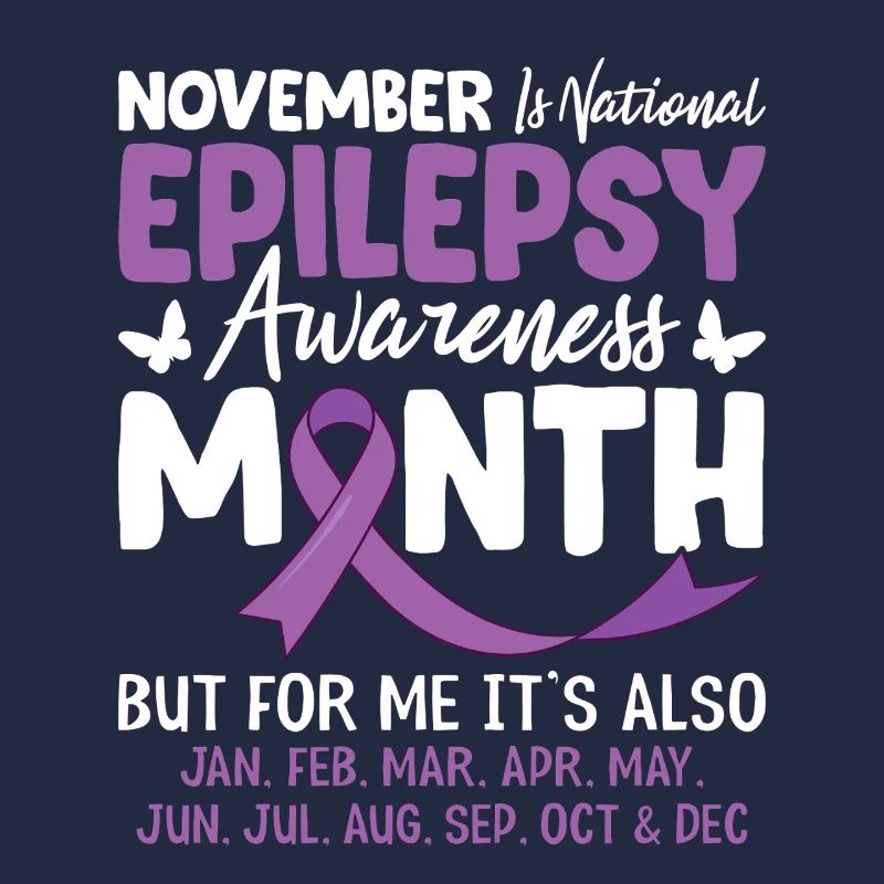 Sensibilisation à l’épilepsie Ruban violet Système nerveux