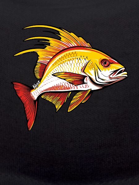 Red and golden fish