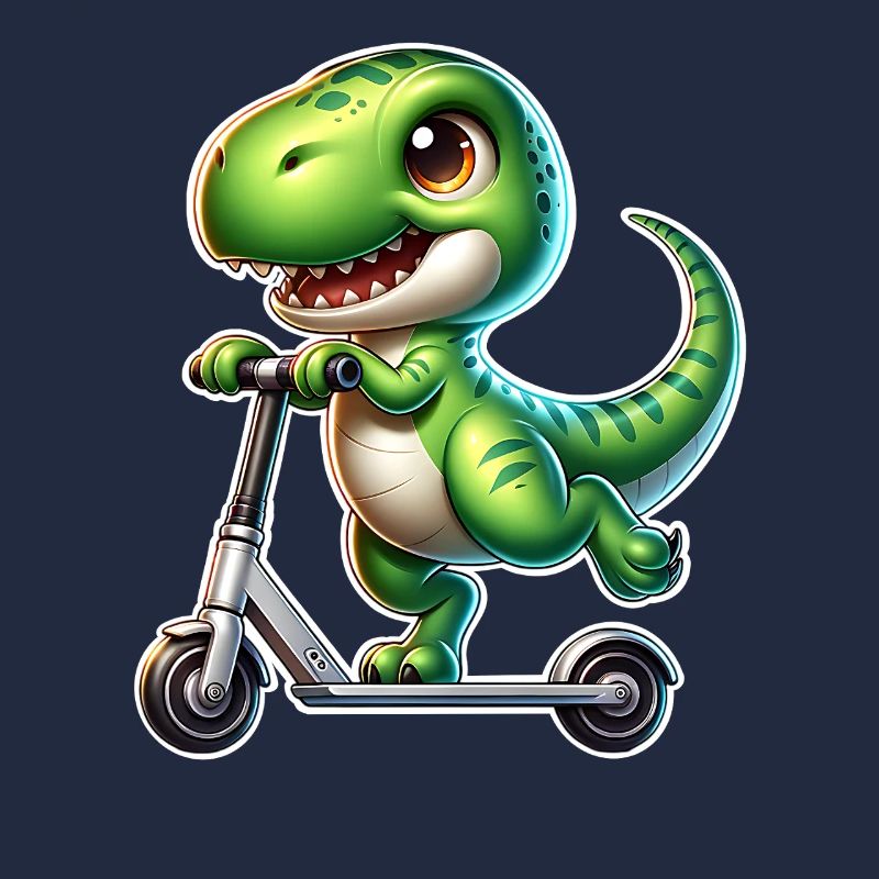 E-Scooter E-Roller Dino T Rex Scooter