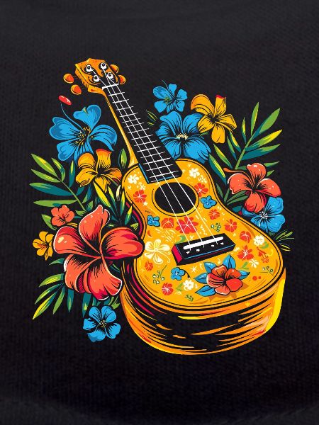 Ukulele Cartoon Style