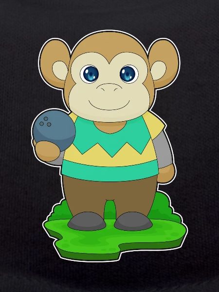 Monkey Bowling Bowling Ball
