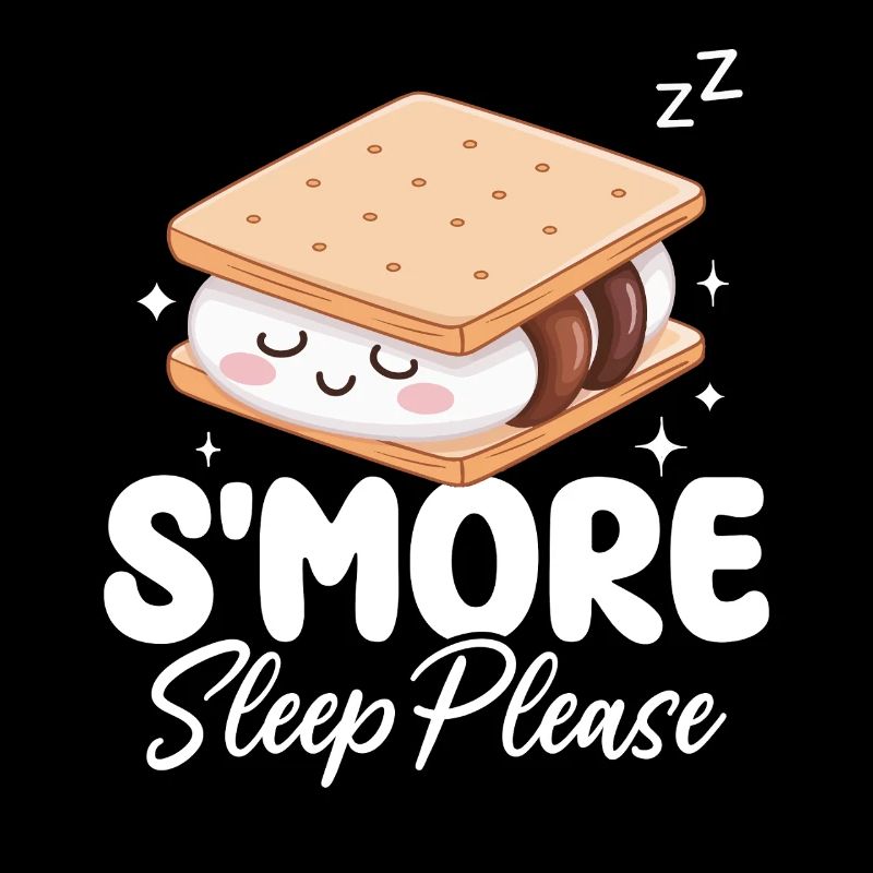 S’more Sleep Please Funny Toasted Marshmallow