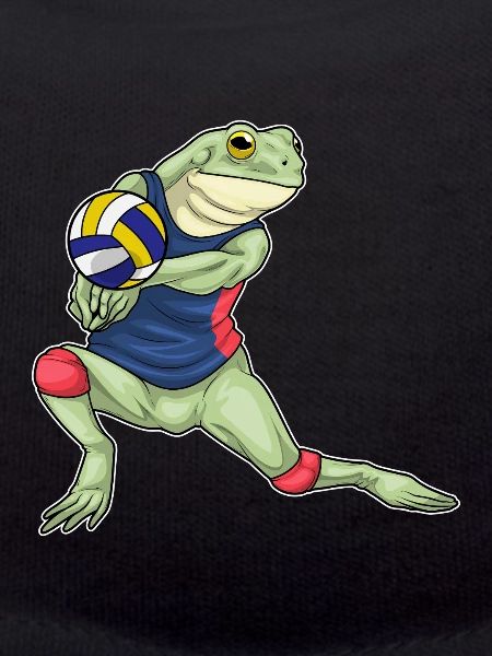 Frog Volleyball Player Volleyball