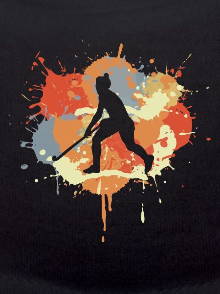 Hockey Player Drawing