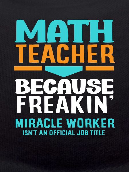 Math Teacher Math Gift