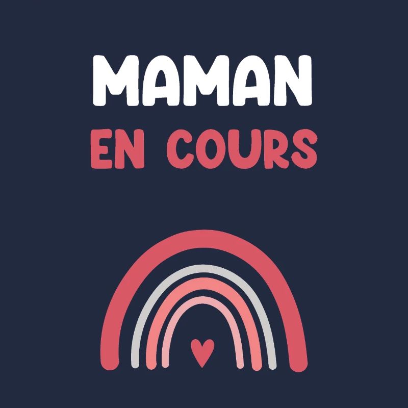 Mama in Arbeit Regenbogen Geschenk Mutter