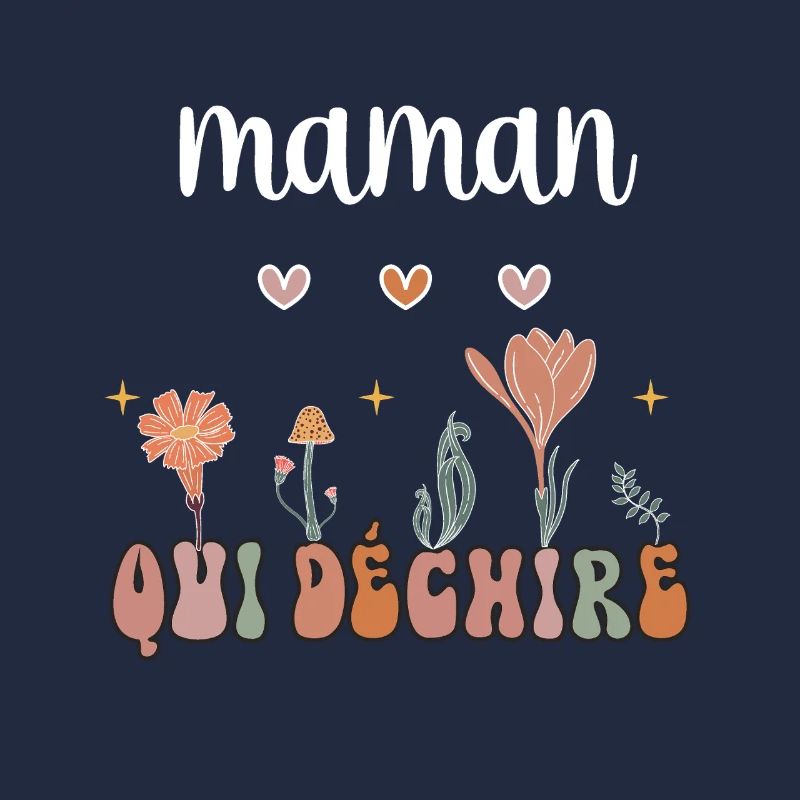 Mutter reißt Boho Bohemian Blumen Mutter Geschenk