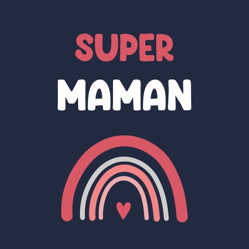 Supermama Regenbogen Mutter Geschenk
