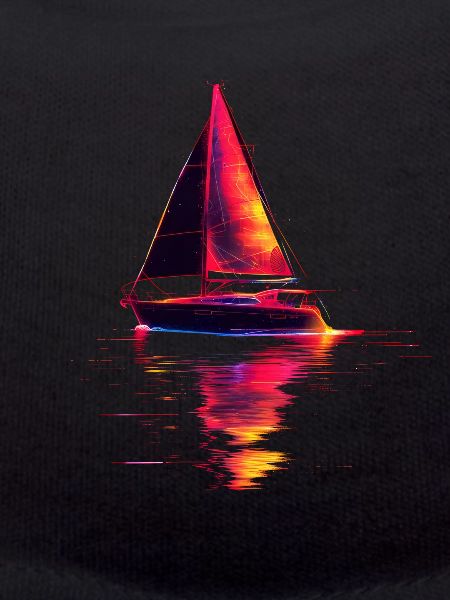 Segelschiff Retrowave