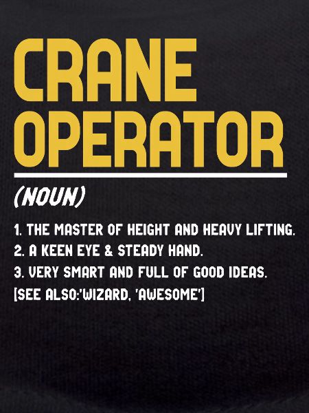 Crane operator definition