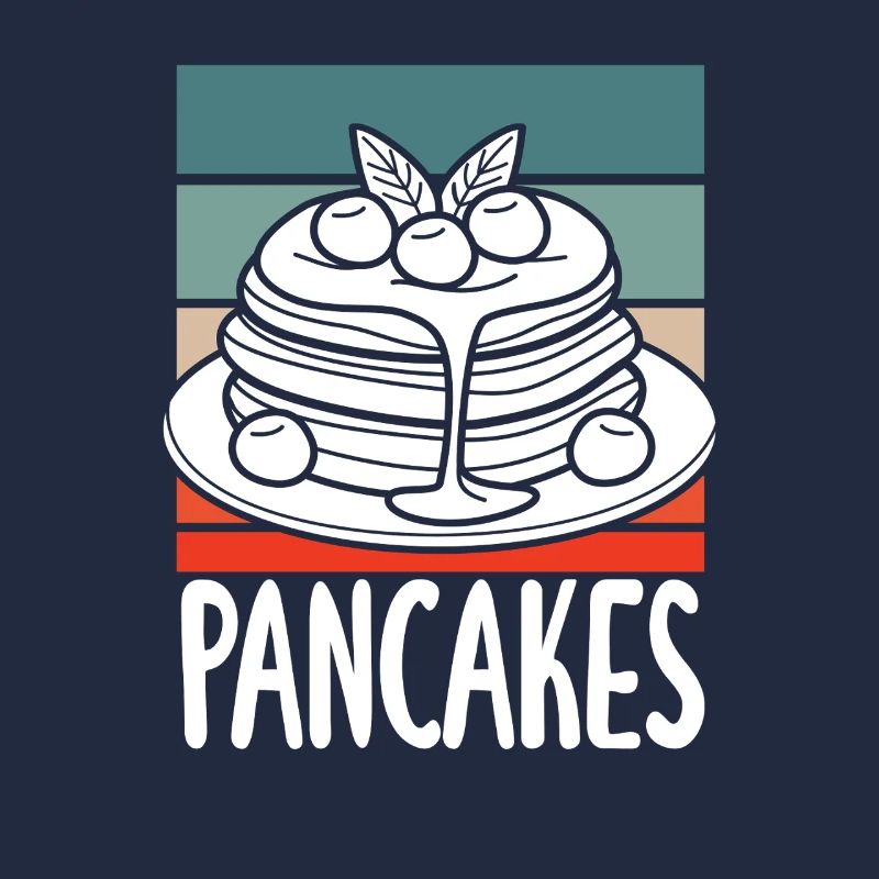 Pancakes Retro Breakfast Enjoyment