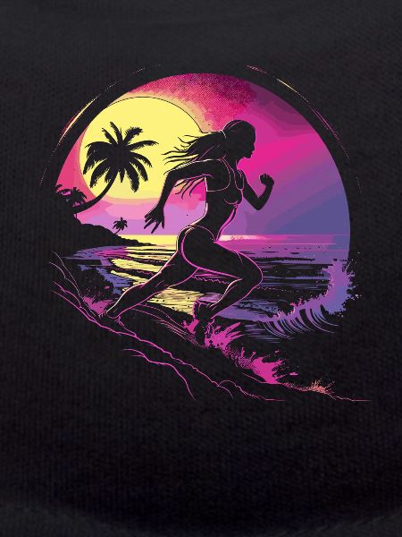 Läuferin Synthwave