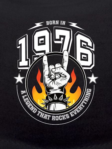 1976 Birthday, rocks everything