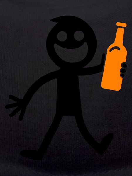 Bier Trinken Strichmännchen