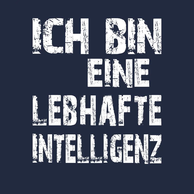 KI Spruch Ich bin eine lebhafte Intelligenz