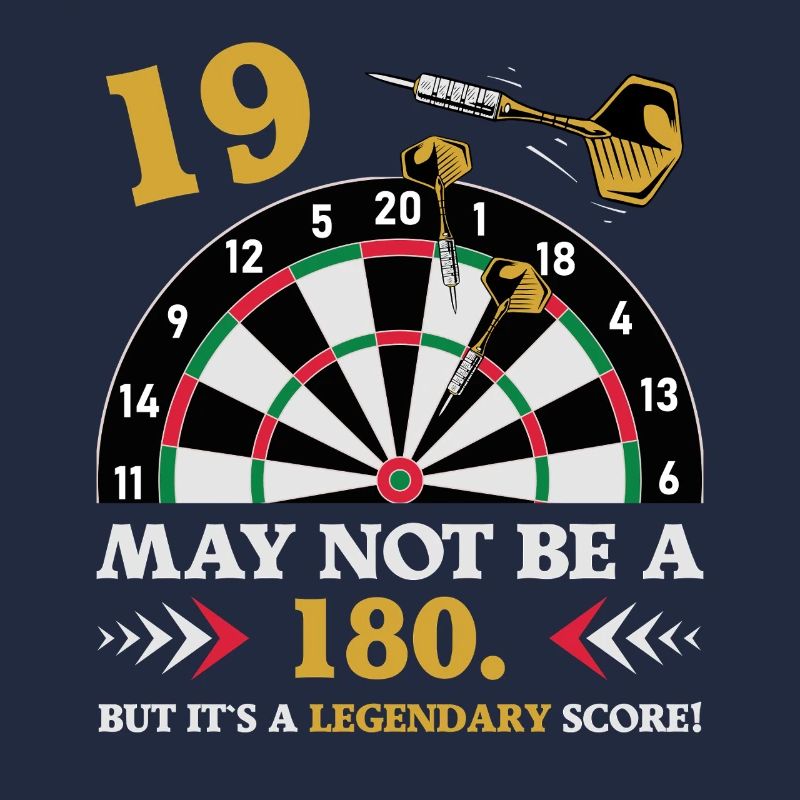 Pas 180 mais un classique : les fléchettes du 19e anniversaire