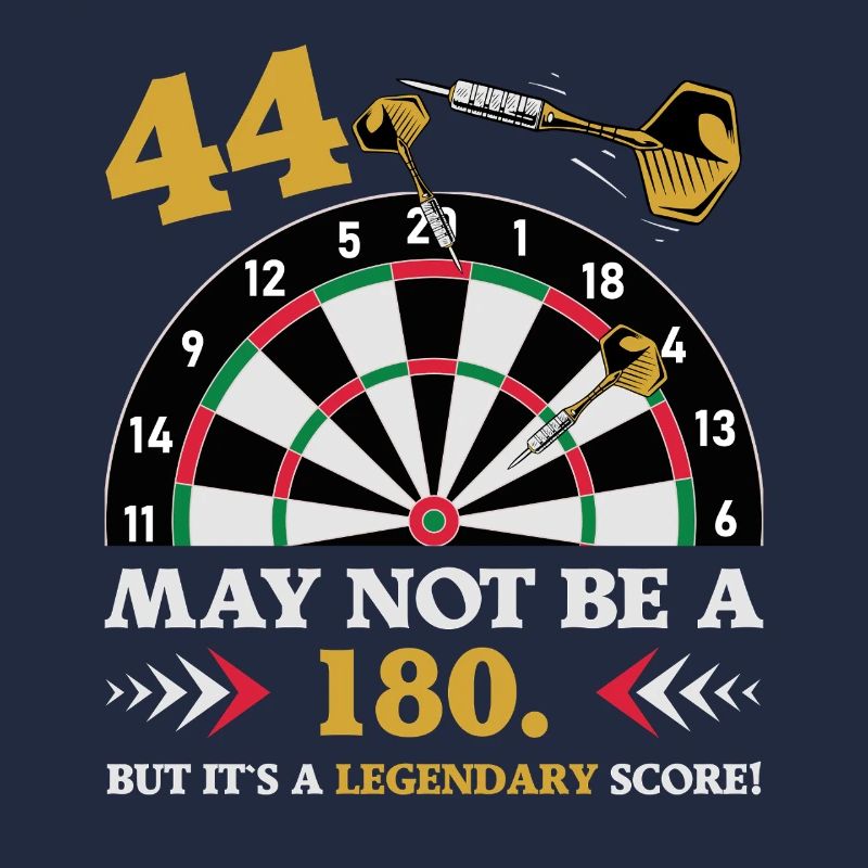 Pas 180 mais un classique 44e anniversaire : les fléchettes
