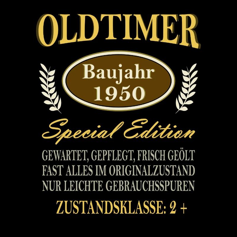 Runder Geburtstag 75 Jahre Jahrgang 1950 Oldtimer