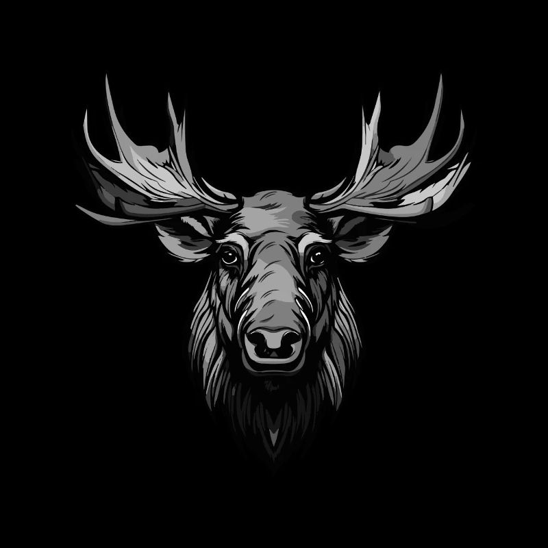 Moose Portrait