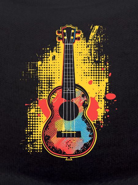 Ukulele Cartoon Style