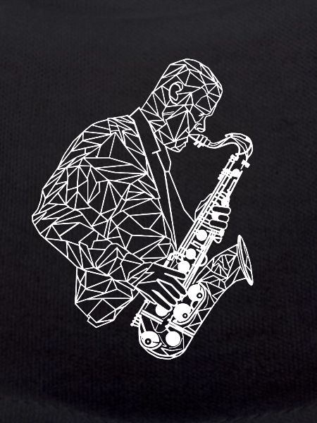 Dessin de saxophoniste