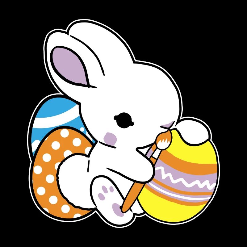 Easter Bunny Painted Easter Egg Painting Egg Hunt