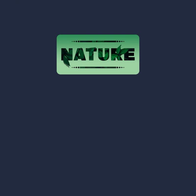 Nature Leaf Text