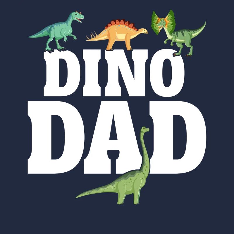 Dino Dad Funny Father Son Dinosaur Dadsaurus Papa