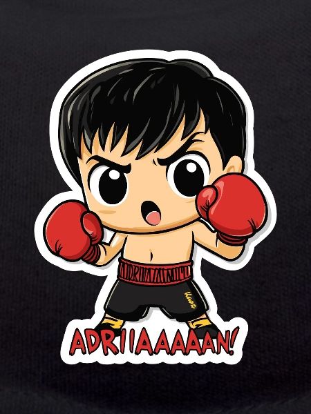 Chibi Boxer – Kampfgeist mit Kultzitat