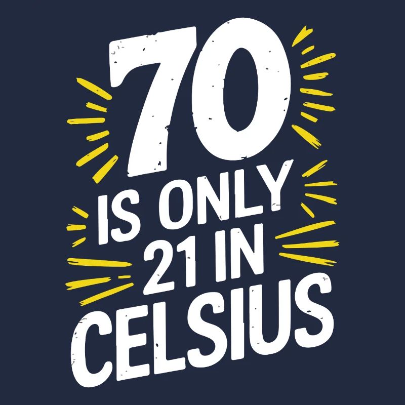 70 c’est 21 en degrés Celsius 70e anniversaire
