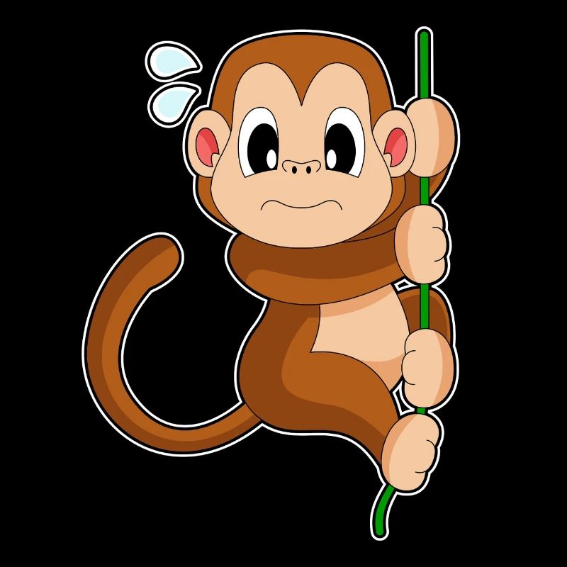 Affe Liane Dschungel